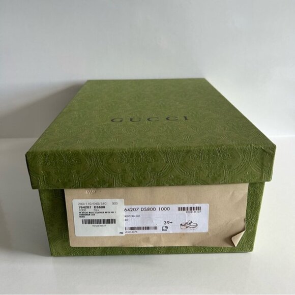 GUCCI Sylke horsebit-detailed glossed-leather mules Black Size 39.5 - Picture 3 of 10